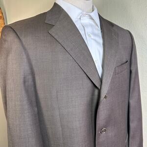 Daniel Cremieux Loro Piana Men 43R Brown Sport Coat Blazer Miles Davis Tie